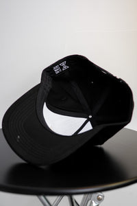 Black & White Split Logo Cap