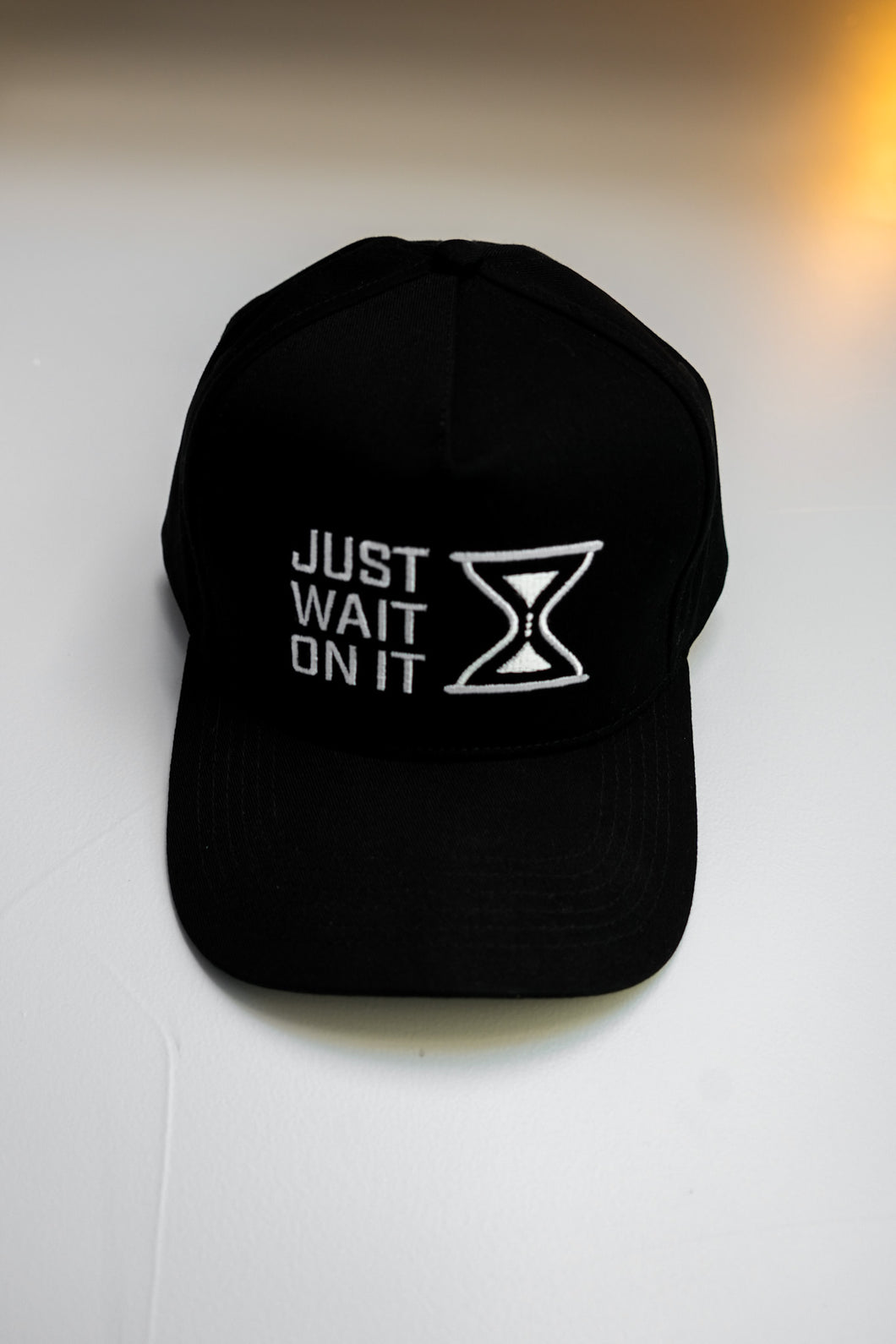 Black & White Split Logo Cap